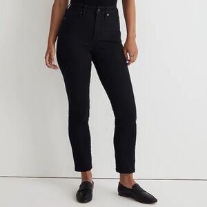 Madewell Black Curvy High-Rise Skinny Jeans